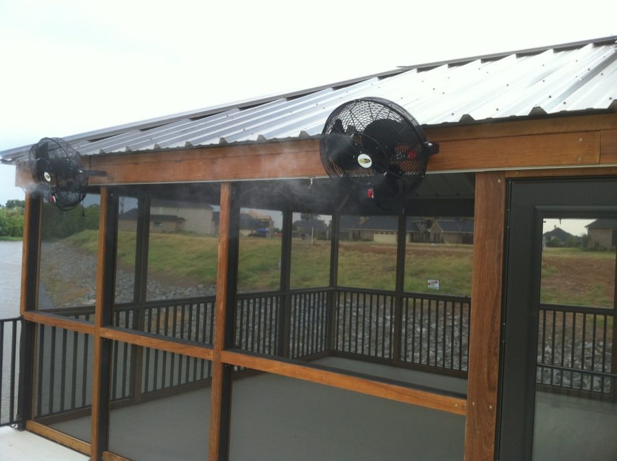 Mosquito Mist Systems misting fan unit