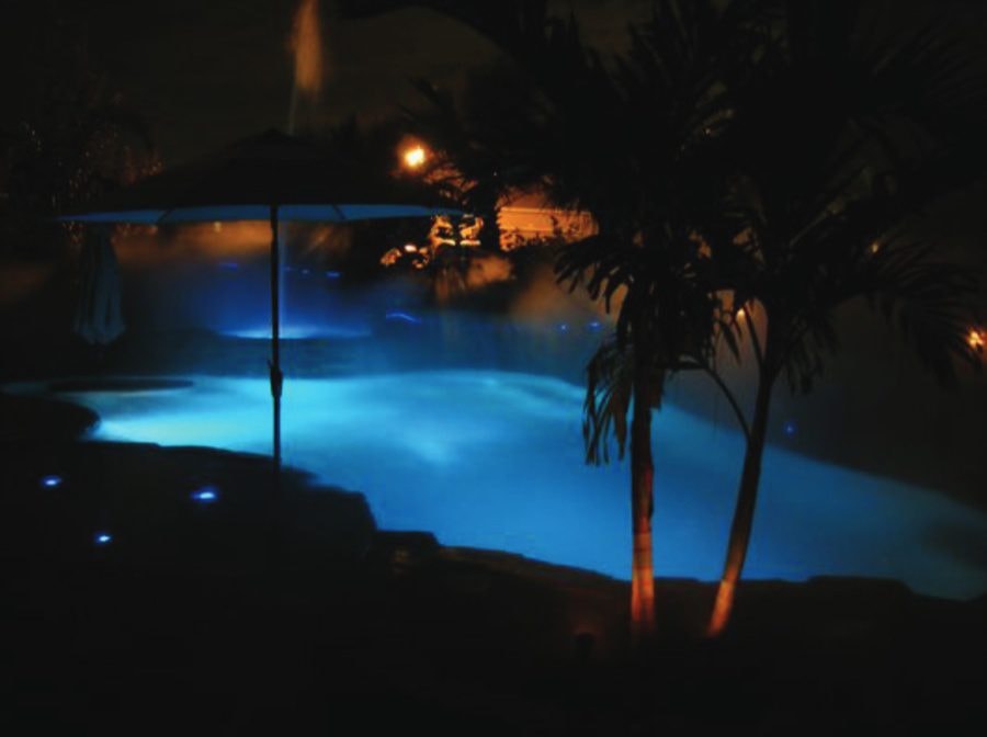 Pool mistscaping privacy mist